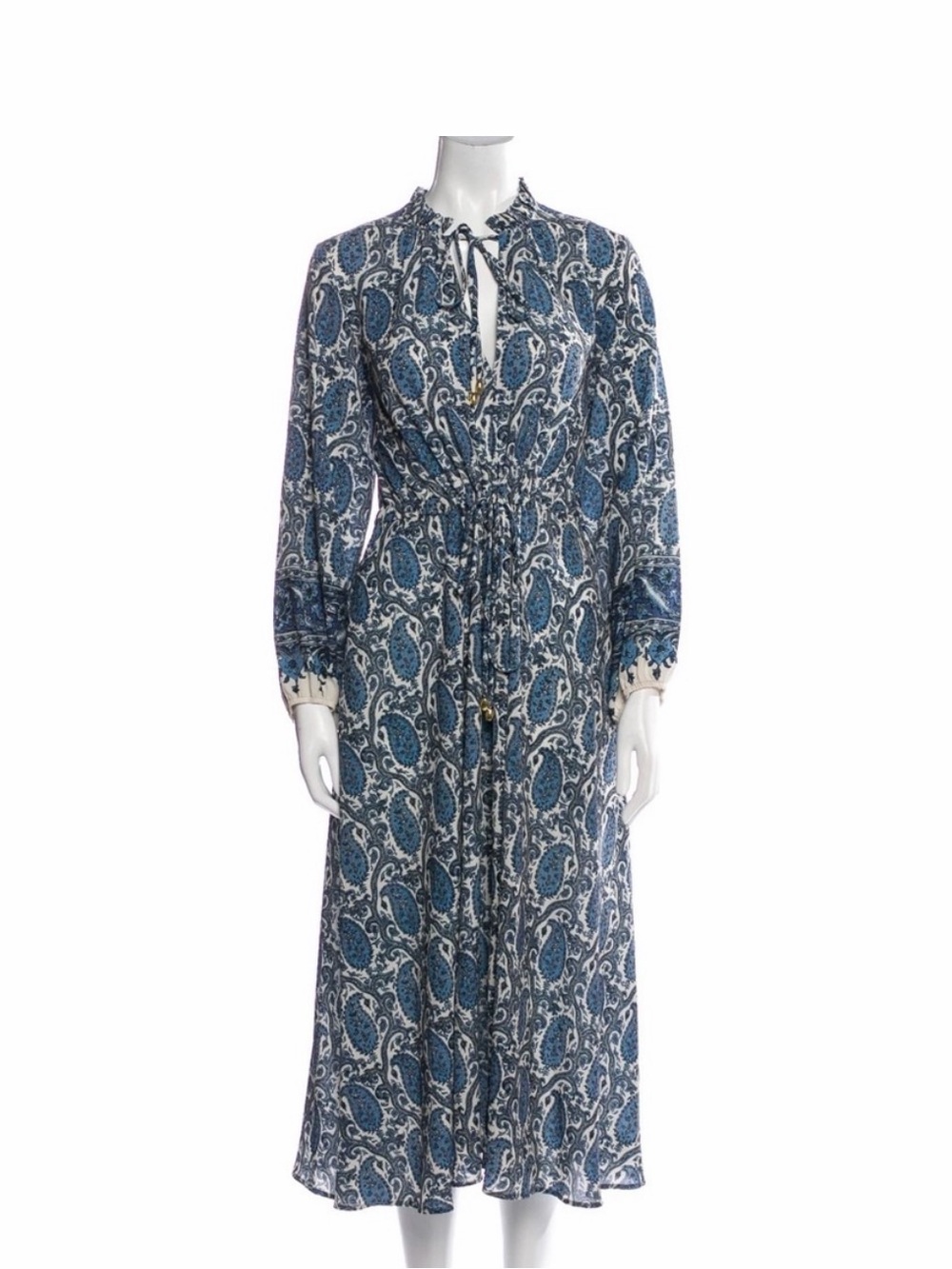 Cara Cara Boho Paisley Midi Dress with pockets